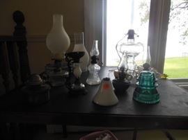 oil and kerosene lamps