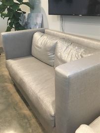 moss design studio- metallic linen and down filled -custom ordered from the market in dallas