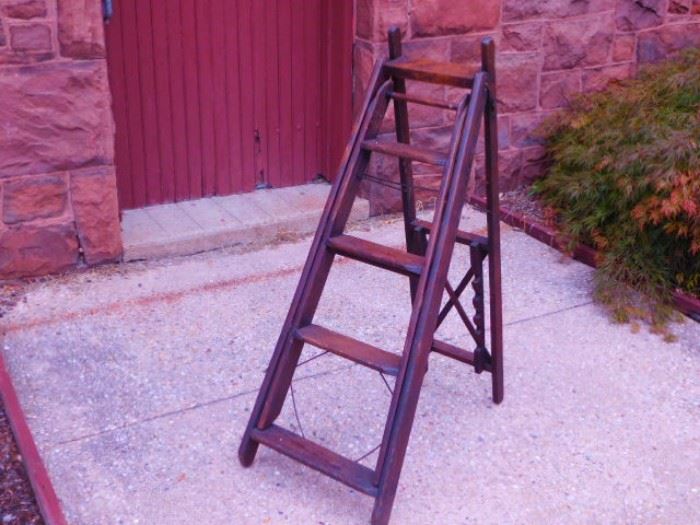 Antique Library ladder
