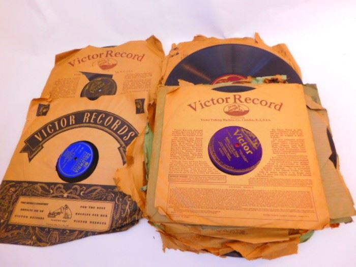 78 rpm records.