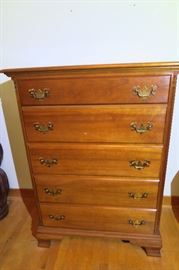 Antique maple chest of drawers