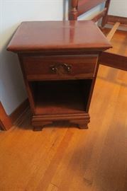 Antique maple nightstand
