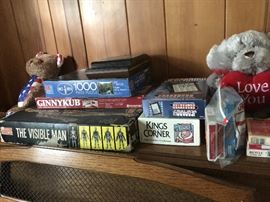 Board and card games, toys and more