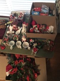 Assorted Christmas decor