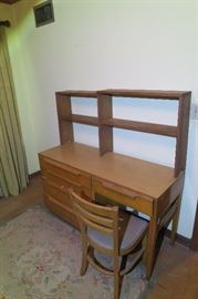 Mid Century Desk and chair