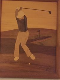 Lasercraft golfer by Jeff Nelson