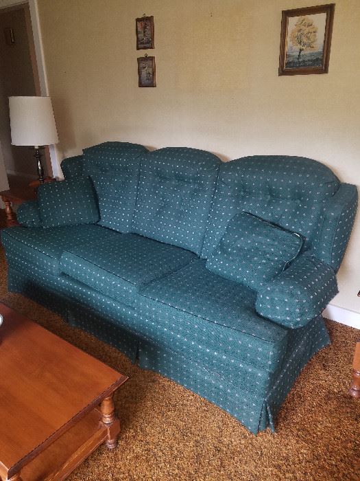 Couch has a matching arm chair