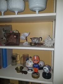 A few of the sports memorabilia