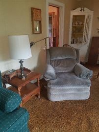 One of 2 recliners