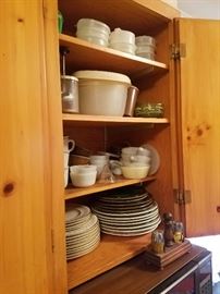 Cabinets full of kitchen