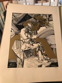 Signed Serigraphs by Endre Szasz- 6 total