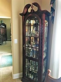 Chippendale Curio with Tons of bells!