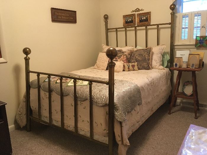 Early 4 poster Brass Bed