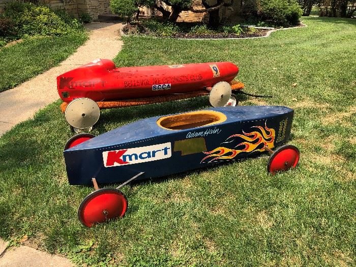 Vintage Soap Box Derby Cars