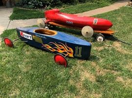 Vintage Soap Box Derby Cars