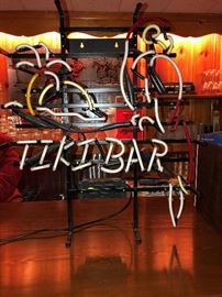 Neon Tiki Bar Sign