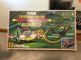 Vintage Slot Car Race Track WITH The Original Slot Cars!