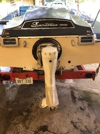 17' Evinrude Boat with Evinrude Trailer