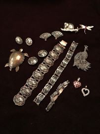 Gold and Sterling Pins