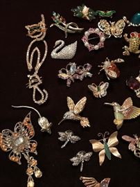 Gold and Sterling Pins