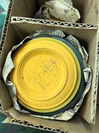 Vintage White Flyer Clay Pigeons