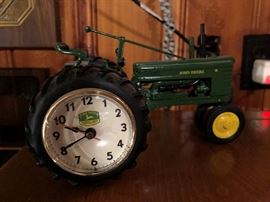 John Deere Tractor Clock