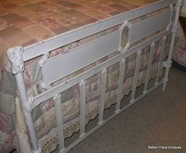 Bed end of the Antique #Metal Double Bed