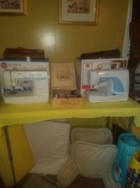 Sewing Machines (Brother & Singer). New in box. Large pillows & more.