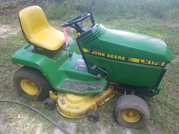 John Deere LX 178 mower (needs minor repair)
