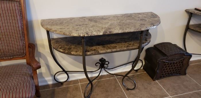 marble foyer table