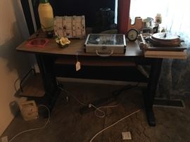 Desk,  Misc. Items