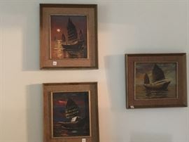 Paintings from Vietnam or Hong Kong 