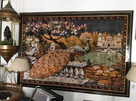 Peacock Tapestry 