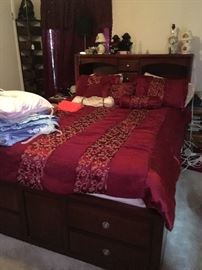 Platform Bed with Storage
