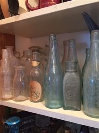 Antique and vintage bottles