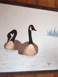 Orignal Canada Geese painting