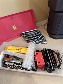 Bachman vintage train set.  Video to set up.  