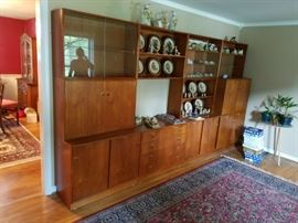 Danish Modern Wall Units matching Credenza
