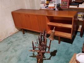 teak Danish MOdern credenza