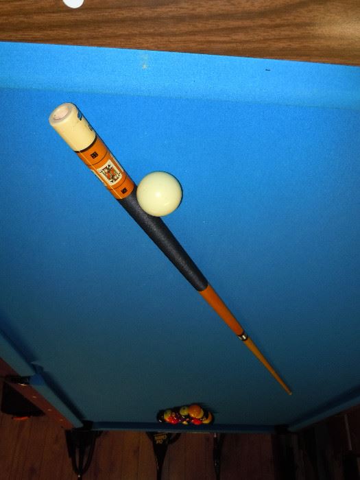 Huebler pool cue.  Others available.  