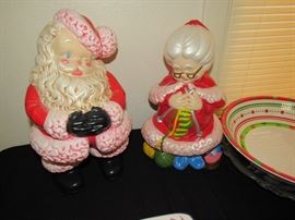 Mr. and Mrs. Claus Ceramic