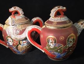 Satsuma Moriagi Lithopane Dragonware Excellent Condition