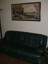  It may be leather but i don't think it's fine corinthian leather. That can be found at the dream cruise. Look for Riccardo.