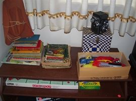 Games and toys as well.