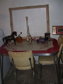 Vintage table and chairs.