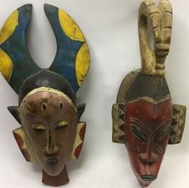  West African Contemporary Masks     http://www.ctonlineauctions.com/detail.asp?id=750126