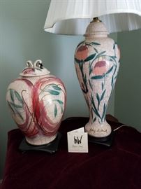 Wing Ward Raku pottery