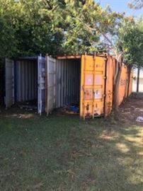 (2) 40 ft. Storage Containers