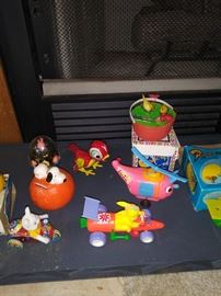 Vintage Metal and Plastic Toys