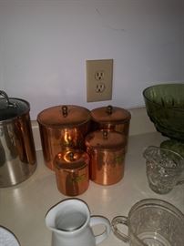 Copper containers